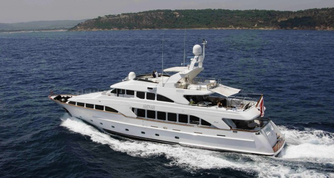 Luxury Yacht AMINAH ex 'Rebellious'